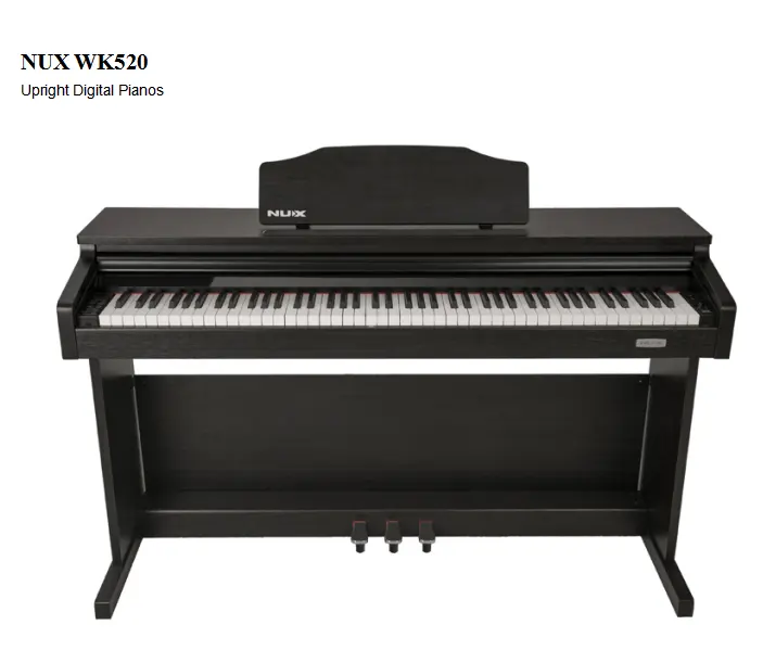 تستقيم قذيفة PVC روزوود بيانو رقمي 88-مفاتيح تحجيم المطرقة عمل لوحة المفاتيح مع البيانو-التعلم ضوء مصنوعة في الصين