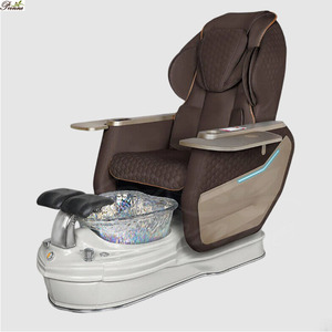 Chaise de <span class=keywords><strong>mariage</strong></span> luxueuse Queen King Chaise de pédicure princesse à remous blanc vintage avec bassin - Product Image 4