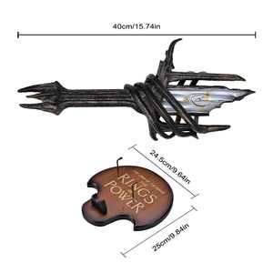 Épée brisée de Sauron Narsil, 40 cm, 2,3 kg, entièrement en métal, TV LOTR, Les Anneaux <span class=keywords><strong>du</strong></span> Pouvoir, Origines <span class=keywords><strong>du</strong></span> <span class=keywords><strong>Mal</strong></span> - Product Image 2