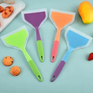 Silicone Spatula Ware Cooking Utensils Beef Meat Egg Kitchen Scraper Wide Pizza Cooking Tools Shovel Non-stick Spatula - Product Image 1