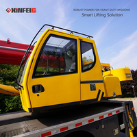 Grue de camion lourd Xinfeigong Dongfeng, moment de charge élevé, hauteur de levage 38 m, construction personnalisable
