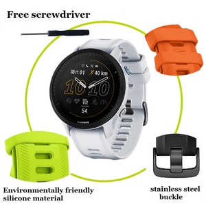 Correa de reloj de silicona suave de ajuste rápido de 22mm para <span class=keywords><strong>Garmin</strong></span> <span class=keywords><strong>Forerunner</strong></span> 965 955 945 935 <span class=keywords><strong>745</strong></span> 265 - Product Image 4
