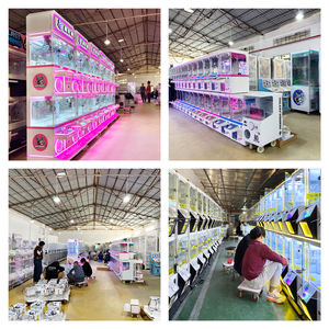 ตู้คีบตุ๊กตาหยอดเหรียญ ขนาดเล็ก ทำจากโลหะและพลาสติก พร้อมภาษาสเปนและญี่ปุ่น สำหรับศูนย์เกม - Product Image 4