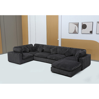 Vente directe d'usine, canapé modulaire en forme de L, style moderne et luxueux, pour salon, avec housse amovible, personnalisable pour appartement
