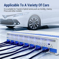 Tester Batteria Ibrida per Auto/Litio/NiMH Heltec 5A a 8 Canali per Ricarica e Scarica, per Lexus Toyota, Bilanciatore per Gruppi di Celle