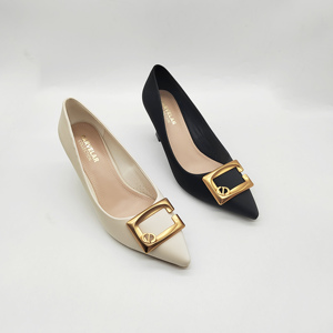 Nouveauté - Escarpins pour femmes avec <span class=keywords><strong>boucle</strong></span> en métal, élégants, à bout pointu et talons hauts - Product Image 3