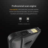 Terminal portable industriel robuste Dingdata E60H, écran 6 pouces, Android 11, IP67, NFC, lecteur de codes-barres 2D, RFID, 4 Go de RAM, 64 Go de ROM, pour entrepôt