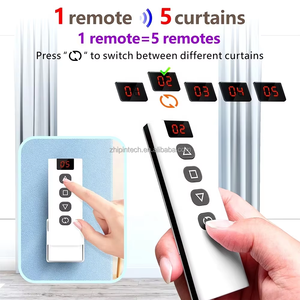 Module d'interrupteur intelligent pour rideaux Tuya WiFi RF 433 MHz avec télécommande 5 canaux 110V 120V 220V 240V pour volets roulants électriques Alexa - Product Image 5