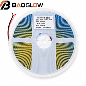 ไฟแถบ LED COB ความหนาแน่นสูง 324LED/เมตร  3000K 4000K 6000K แสงสีขาวอบอุ่น  ควบคุมด้วยรีโมท  แบบยืดหยุ่น  ไฟแบ็คไลท์ทีวี COB RGB  ขั้นต่ำในการสั่งซื้อน้อย - Product Image 4