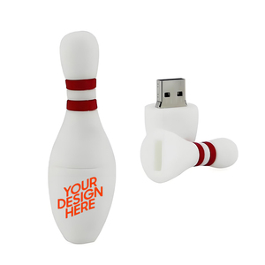 Memoria USB con Forma de Bola de Boliche, Logotipo Personalizado, Disco USB 2.0 de 8GB 16GB, Pendrive USB 3.0 de 32GB 64GB 128GB, Regalo Promocional - Product Image 1