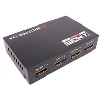 Répartiteur HDMI 4K OEM 1 entrée 4 sorties, commutateur HDMI à écran partagé synchrone HD, répartiteur vidéo 4K HDCP