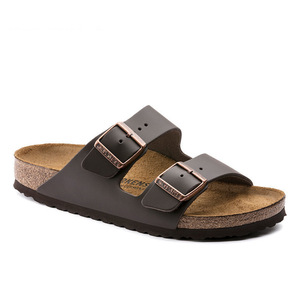 Sandales et pantoufles à plateforme pour femmes Birkenstocks en cuir véritable, grande taille, semelle épaisse, doublure rembourrée, livraison directe - Product Image 4