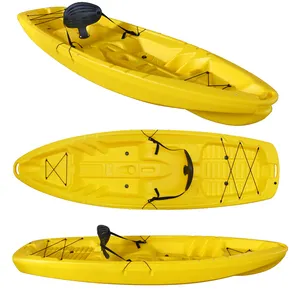 Kayak de remos barato para niños, bote de plástico moldeado por soplado HDPE, precio de fábrica de China, venta al por mayor