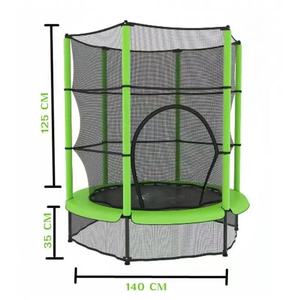 Grand trampoline familial pour enfants, usage intérieur/extérieur, <span class=keywords><strong>avec</strong></span> filet de sécurité et panier de basket – Vente en gros de jouets pour bébés - Product Image 4