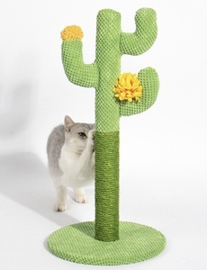Tiang Garukan Kucing Vertikal Bentuk Kaktus, Tempat Panjat Kucing, Mainan Kucing, Perlengkapan Kucing, Tiang Garukan untuk Mengasah Cakar dan Mengatasi Gatal - Product Image 4