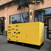 Pour moteur alimenté refroidi à l'eau 150KVA 120KW 3 phases 50Hz/60Hz groupe électrogène Diesel silencieux avec 100% alternateur en cuivre ATS