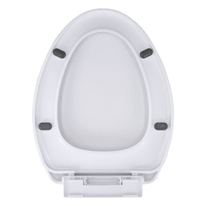 Siège de toilette en plastique de haute qualité en forme de V à rotation lente XJ-122, accessoire de salle de bain, couvercle de toilette - Product Image 2