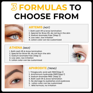 Kirpik yapıştırıcısı balsamı Cysteamine kirpik kaldırma ve kaş laminasyon kiti profesyonel Vegan Protein kirpik kaldırma ev Diy kirpik perma kiti - Product Image 6