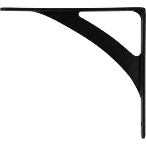 Support mural triangulaire en métal standard avec revêtement en poudre pour le rangement et la décoration à domicile - Product Image 1