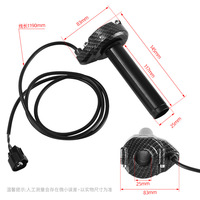 New Universal Aluminum Alloy 22mm Accelerated Throttle Grip Replacement 1 Year Warranty for Light Bee SX Electric Motorcycle