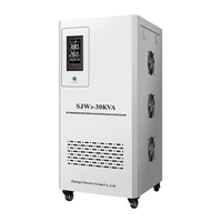 Stabilisateur de tension triphasé SJW3 10kVA à 120kVA AC 380V Régulateur de tension automatique