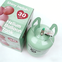 Bouteille de gaz Hélium 7L 13.6L 22.4L en stock aux États-Unis et en UE pour le gonflage de ballons de Hélium pour la décoration de fêtes et les événements