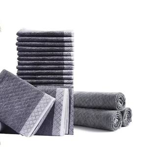 कुत्ते प्रशिक्षण पैड-बांस चारकोल सैप + फ्लुफ लुप-प्रूफ बैकअप हाइपोएलर्जेनिक शीर्ष शीट बांस चारकोल पालतू देखभाल मैट - Product Image 4