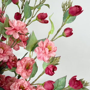 Fleur artificielle de camélia sauvage pour la décoration de salon, de table à manger, bouquet de <span class=keywords><strong>fleurs</strong></span>, fleur ornementale pour magasin de vêtements - Product Image 5