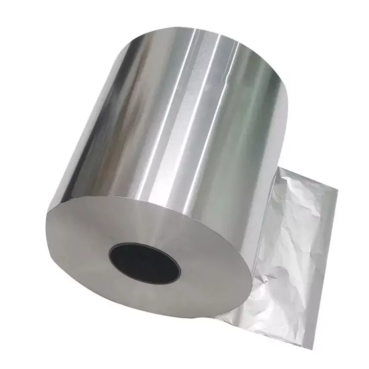 China Factory Export 8011 Food Grade Aluminium Foil Jumbo Roll 12 Micron Aluminum Foil For Food Packing