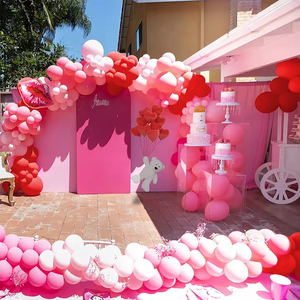 Ensemble de ballons en latex de luxe <span class=keywords><strong>rouge</strong></span> pour la Saint-Valentin, mariage, <span class=keywords><strong>anniversaire</strong></span>, fête joyeuse, <span class=keywords><strong>guirlande</strong></span> d'arche, décoration de fête - Product Image 4