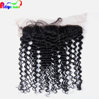 Cadeau de nouvel an 2025 mince dentelle toupet 13x4 fermeture pré plumée oreille à oreille cheveux vietnamiens bruts vague profonde classique HD dentelle frontale