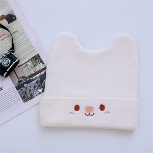 หมวกไหมพรมเด็กทารกแรกเกิดมีฮู้ดให้ความอบอุ่นในฤดูใบไม้ร่วงและฤดูหนาว - Product Image 3