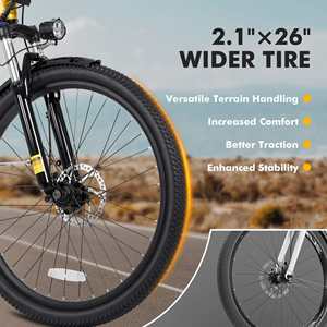 Qlife Cityone 2.0 500W 26*2.1 48V Klasse 3 Step-Through Pendler-Stadtfahrrad für Erwachsene - Product Image 3