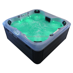 Professional <b>Massage</b> Bathtub 4 to 7 <b>Person</b> Hotel Resort Spa Center Spa Tub Hot Water Bathtub - Product Image 1