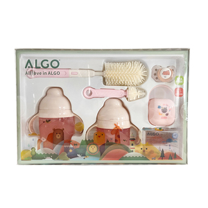 ALGO Vente Flash : Ensemble de 7 biberons pour nouveau-nés, sans BPA, en silicone, coffret cadeau pour bébé - Product Image 1