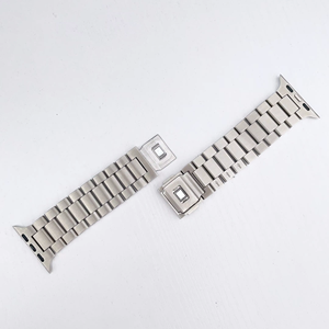 Pulsera de Metal de negocios de lujo para <span class=keywords><strong>hombre</strong></span>, nueva pulsera de eslabones de acero inoxidable para <span class=keywords><strong>reloj</strong></span> <span class=keywords><strong>inteligente</strong></span>, compatible con <span class=keywords><strong>Apple</strong></span> Ultra 49mm 45mm 44mm 42mm - Product Image 2