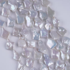 Perlas Sueltas de Agua Dulce Naturales con Forma de Diamante Barroco, Semiterminadas, para Bisutería DIY - Product Image 3