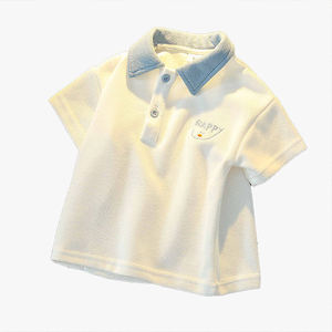 Camiseta para Niños, Estilo Verano 2026, Manga Corta para Niños Pequeños y Medianos, Camiseta Polo Informal, Camiseta para Bebés - Product Image 2