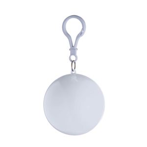 Custom Logo Outdoor Camping Keychain Disposable Portable Spherical Case Raincoat Plastic Ball Key Chain Disposable Rain <b>Poncho</b> - Product Image 2