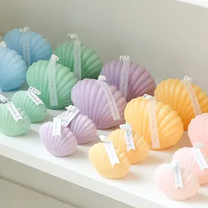 Sea Shell Scented Candle Wholesale Diy Home Decoration Candle Gift Modeling Simulation Candle