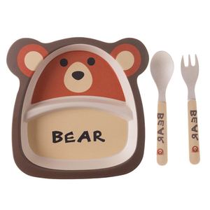 New Bamboo Fiber <strong>Children</strong> Dinnerware Hot Selling Kids <strong>Dinner</strong> <strong>Set</strong> - Product Image 2