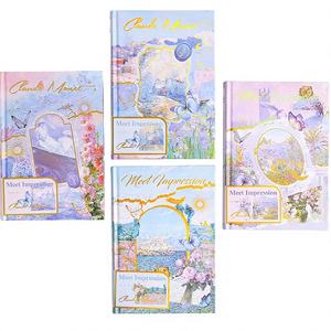 Carnet de notes Golden Valley <span class=keywords><strong>Impression</strong></span> Illustrator, couverture rigide en cuir, pages couleur multifonctionnelles, coffret cadeau rétro exquis - Product Image 4