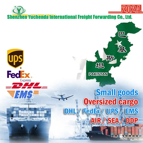 2024 neuer chinesischer Spediteur nach Pakistan DDP Luft-/Seefracht DHL/Föderal/UPS Express FBA Tür zu Tür nach Pakistan