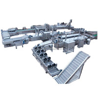 Petites chips de pommes de terre entièrement automatiques faisant la machine Échelle fraîche congelée Machine à frites Ligne de production de chips de pommes de terre