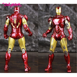 Zd Toys Action Figure di Iron Man da 7 Pollici, Edizione 10° Anniversario Marvel - Versione Luminosa - Con Luce nel Petto (LED MK6) Scala 1/10 - Product Image 3