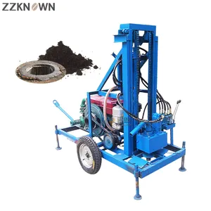 2024 Water Well Drilling Ring 100m Well Drilling Rig Machine Mini Rig Borehole Drilling
