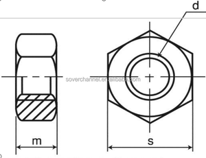 Hoge Kwaliteit Zwarte Zeskant Kop Bouten Moeren Van Chinese Fabriek Din 934 8 Gegalvaniseerde Zink Stalen Bevestigingsmiddelen Voor Mijnbouwtoepassingen - Product Image 4