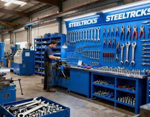 STEELTREKS Hardware, Herramientas Eléctricas de Alta Potencia, Nuevo Martillo Perforador Rotatorio Industrial con Diseño de Absorción de Impactos para Perforar Ladrillo y Hormigón - Product Image 6