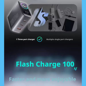 Cargador GaN de 100W con 3 Puertos USB C PD 3.1 PPS, Adaptador de Carga Rápida para Macbook, Laptop, iPhone 17, 16, 15 Pro Max, Tablet - Product Image 6