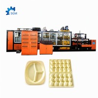 SHUANGJI Nouvelle Machine Automatique de Formage de Boîtes Alimentaires en Mousse PS, Contrôlée par PLC, Moteur et Pompe 380V 204kW, Haute Sécurité, Écologique, Haute Performance
